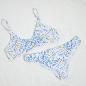 Floral White Swimsuit